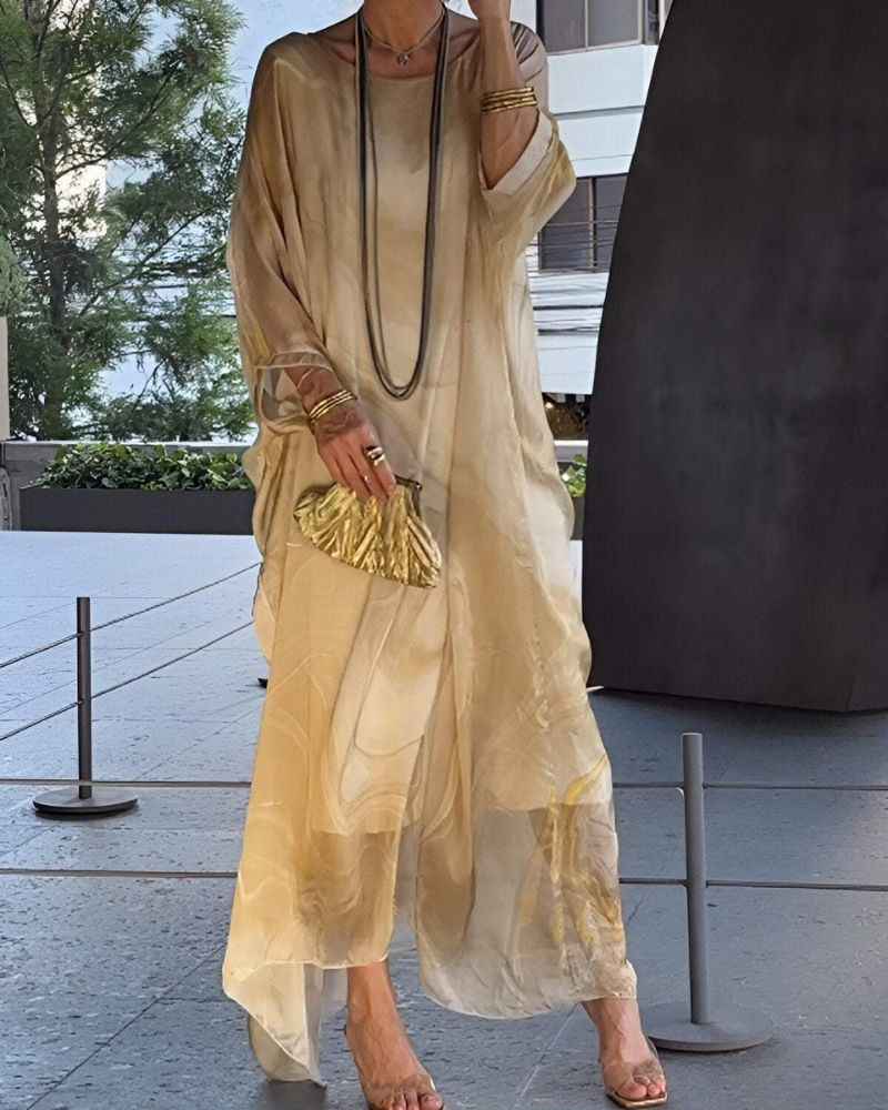 Women's Maxi Dress | Elegant Tummy Coverage & Flattering Fit