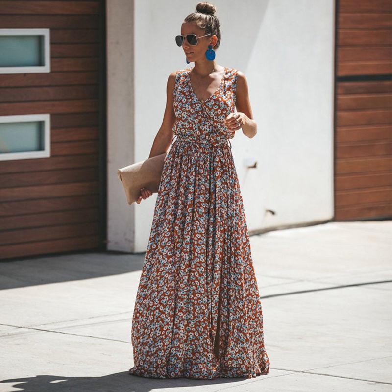 Women's Maxi Dress | Floral & Flowing