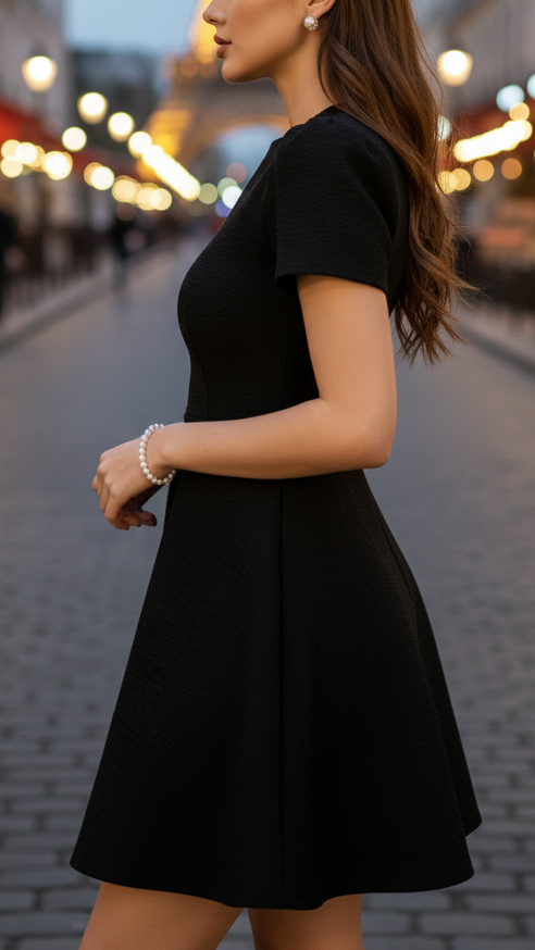Women's Mini Dress | A-Line Fit & Timeless Elegant Style