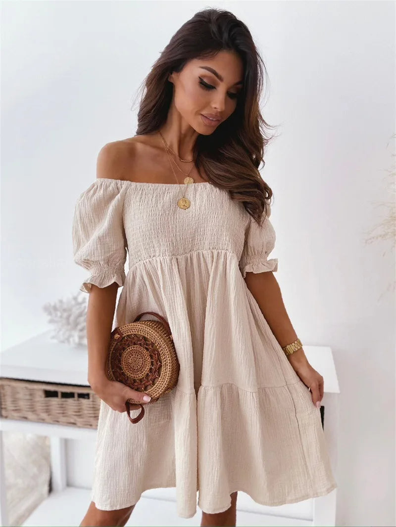 Women's Mini Dress | Off-Shoulder & Flowy