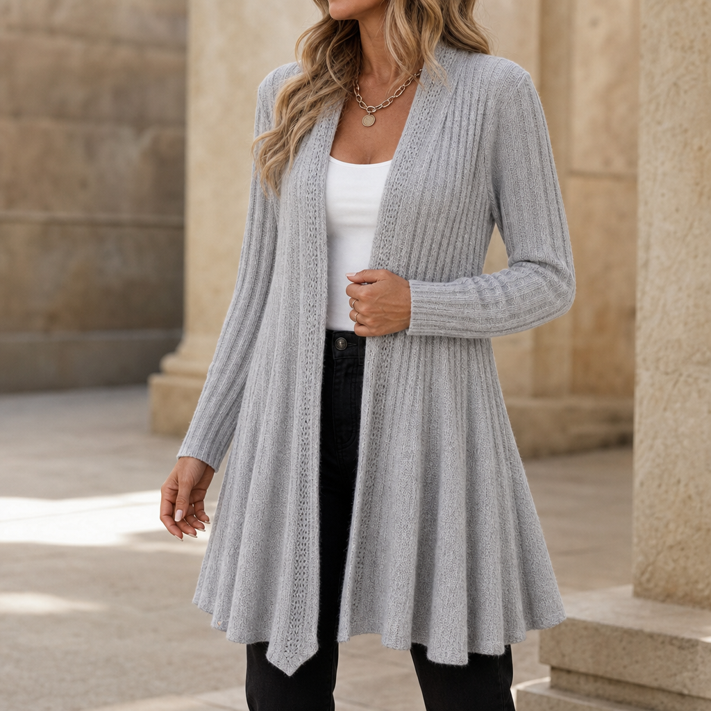Women's Open-Front Cardigan | Lightweight & Warm