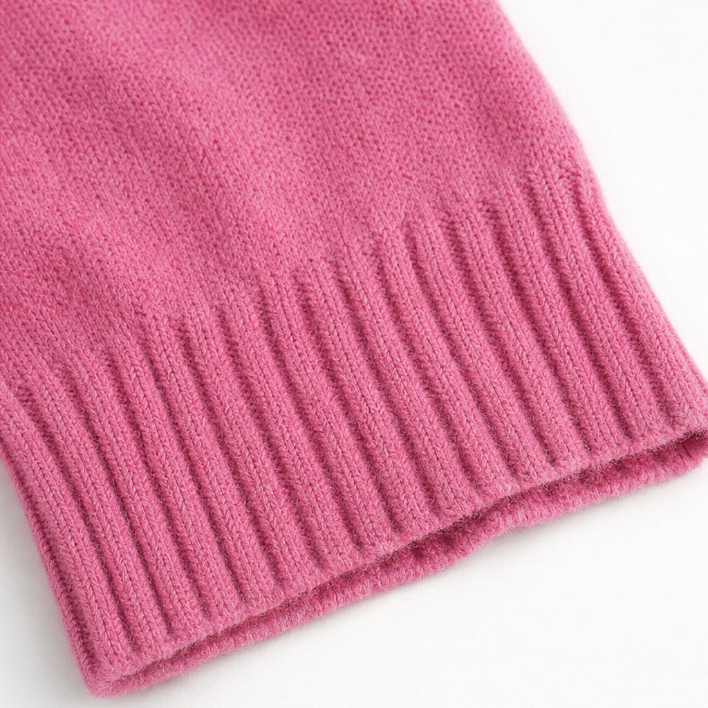 Women's Open-Knit Hoodie | Frayed-Edge Oversized Fit