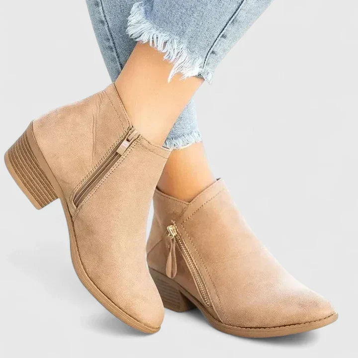 Women's Orthopaedic Boots Side Zip Non-Slip Support