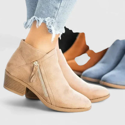 Women's Orthopaedic Boots Side Zip Non-Slip Support