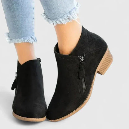 Women's Orthopaedic Boots Side Zip Non-Slip Support
