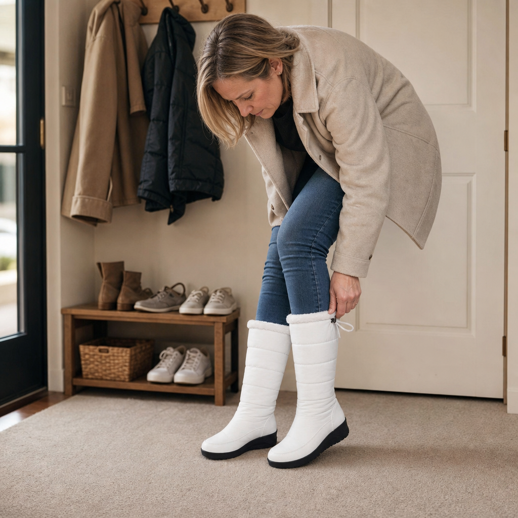 Women's Over-The-Knee Snow Boots | Adjustable Calf Fit & Grip Sole