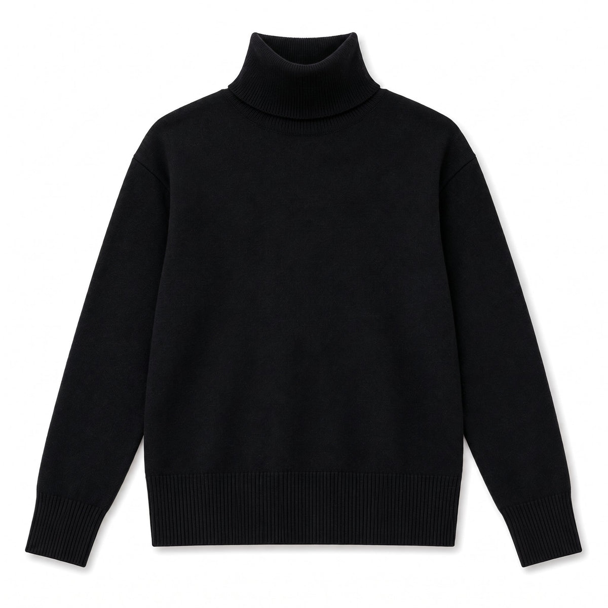 Women's Oversized Jumper | High-Neck & Ribbed Cuffs