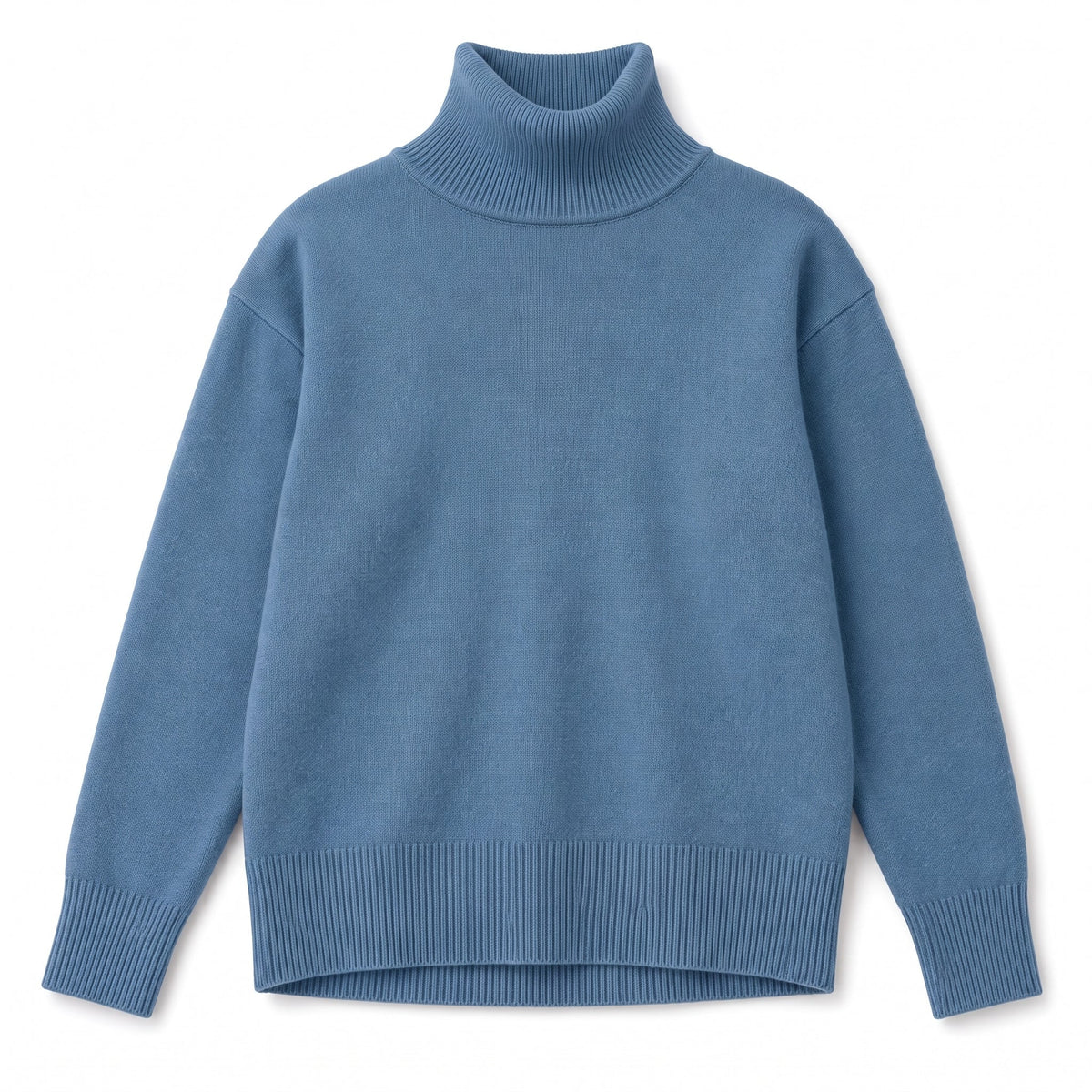 Women's Oversized Jumper | High-Neck & Ribbed Cuffs