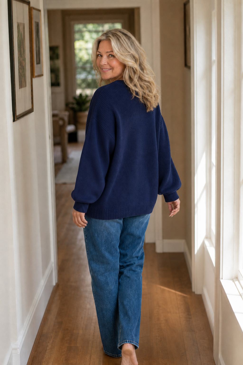 Women's Oversized Sweater | Ribbed Knit & Relaxed Fit