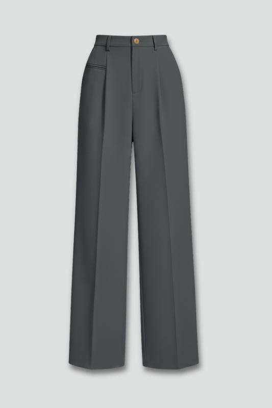 Women's Palazzo Trousers | Wide Leg & Pleated Front
