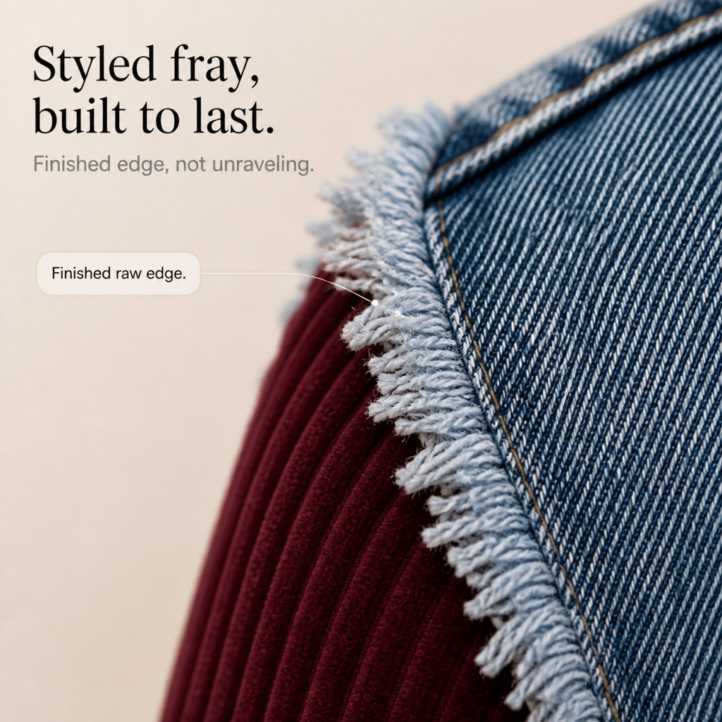 Women's Panel Blazer | Two Fabrics, One Easy Layer