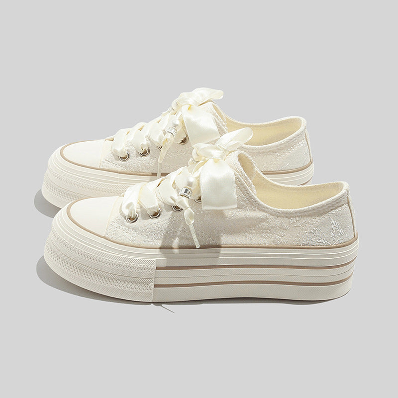 Women's Platform Sneakers | Lace Detail