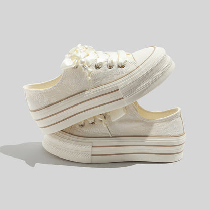 Women's Platform Sneakers | Lace Detail