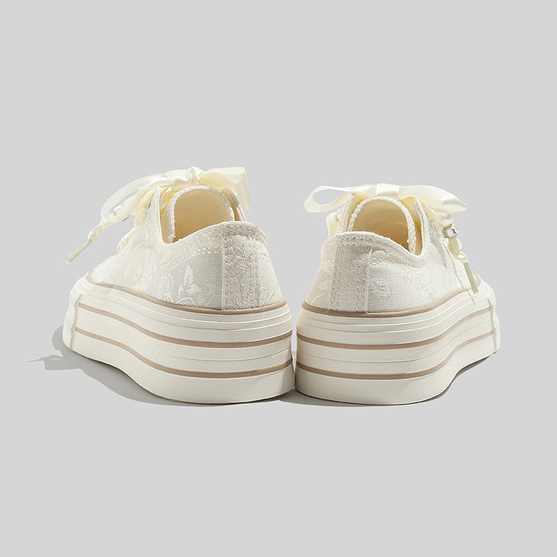 Women's Platform Sneakers | Lace Detail