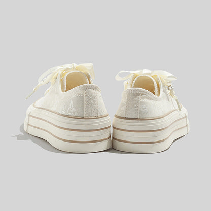 Women's Platform Sneakers | Lace Detail