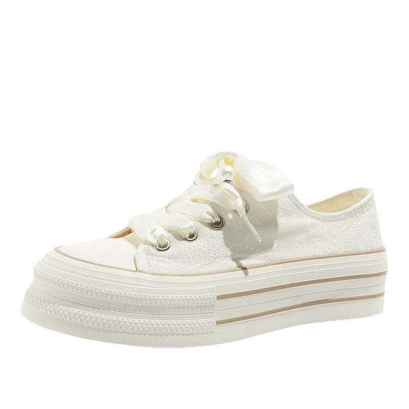 Women's Platform Sneakers | Lace Detail