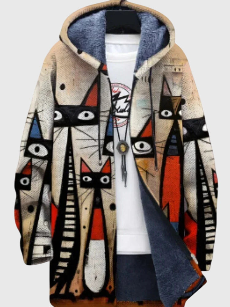 Women's Printed Jacket | Artistic Design & Comfortable Fit
