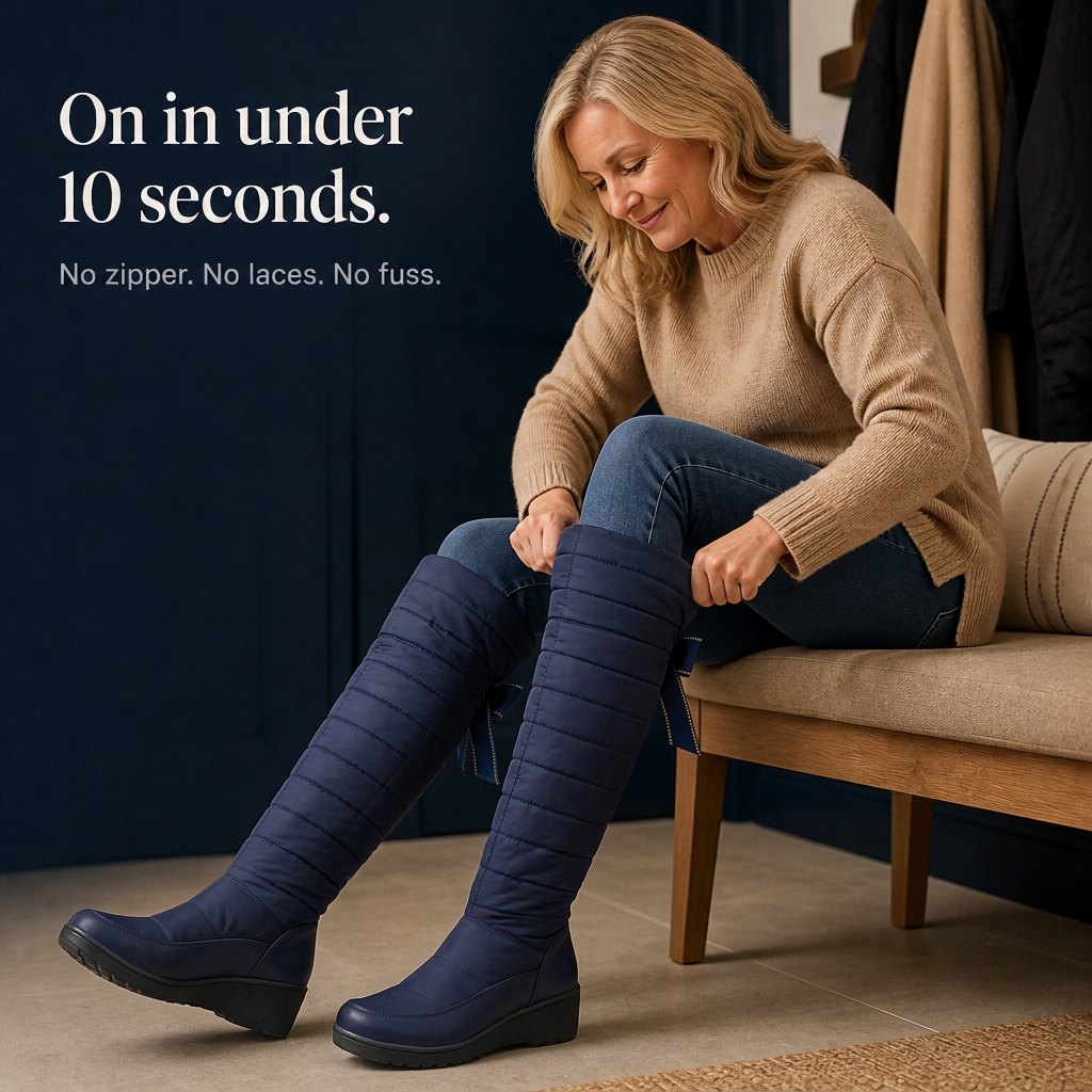 Women's Quilted Tall Boots | Pull-On Warmth & Comfort