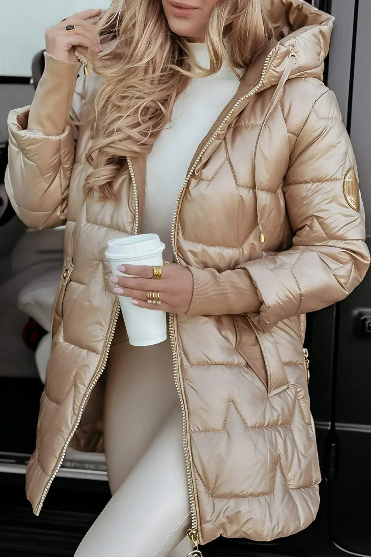 Women's Quilted Winter Coat | Hooded & Warm