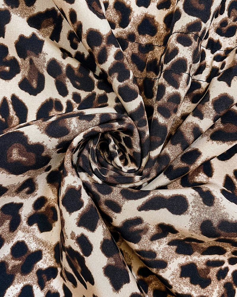 Women's Reversible Hooded Coat | Leopard Print & Cosy Warmth