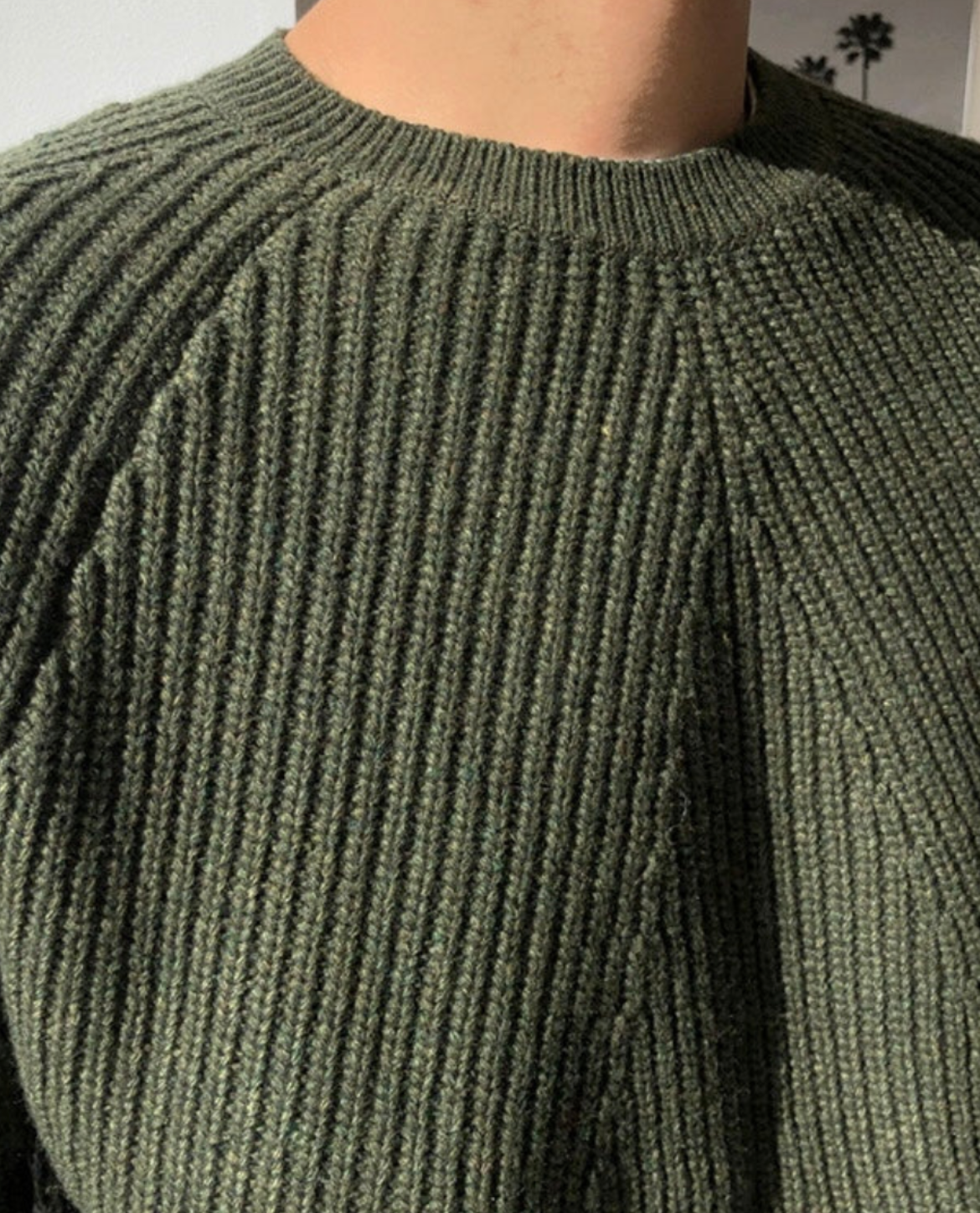 Women's Ribbed Sweater | Crew Neck Knit