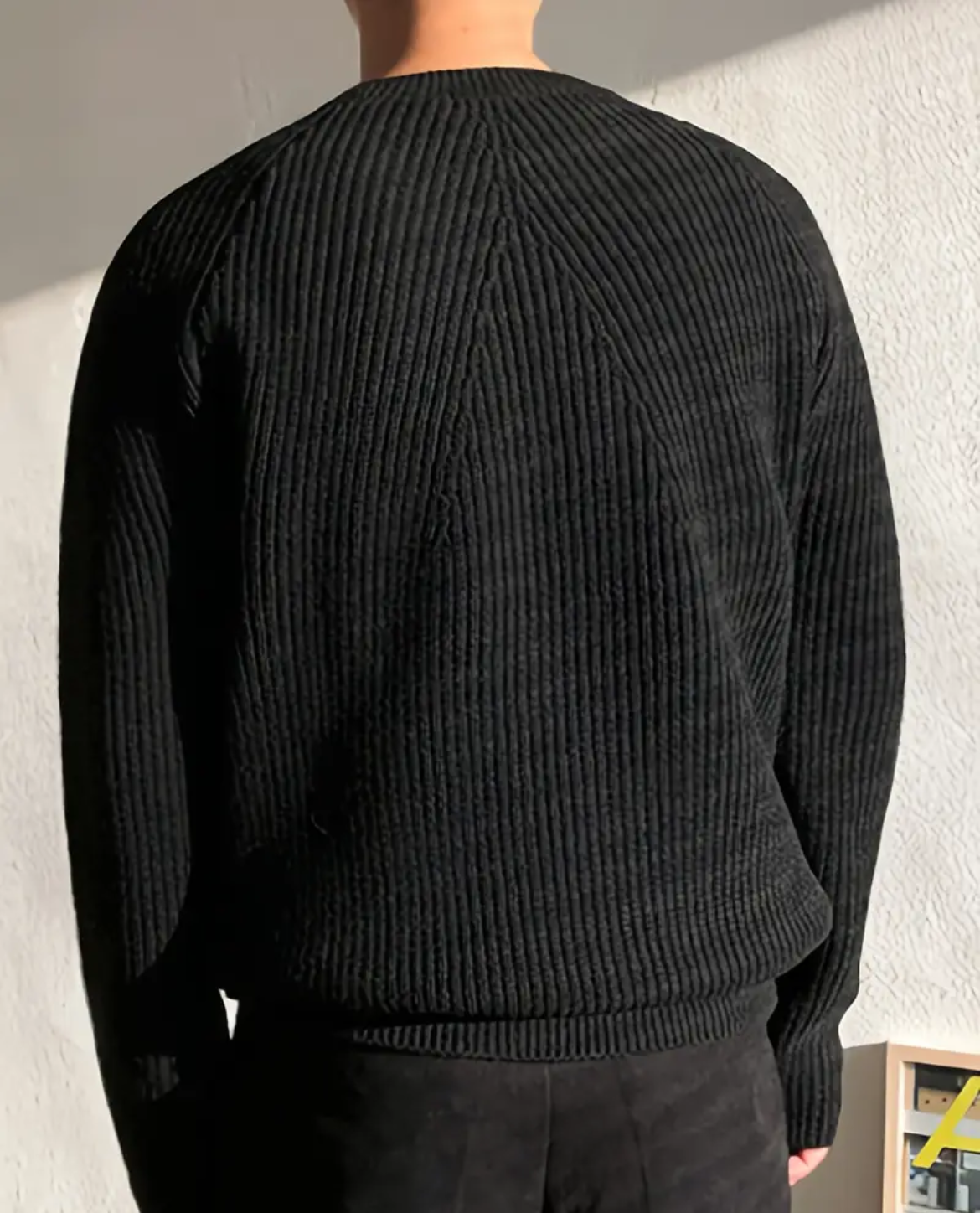 Women's Ribbed Sweater | Crew Neck Knit