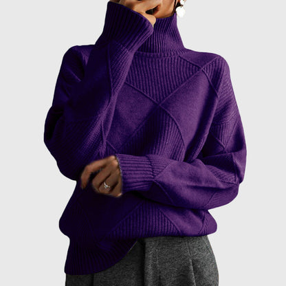 Women's Roll Neck Jumper | Cosy & Warm Knit