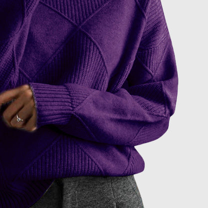 Women's Roll Neck Jumper | Cosy & Warm Knit