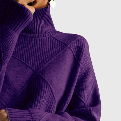 Women's Roll Neck Jumper | Cosy & Warm Knit