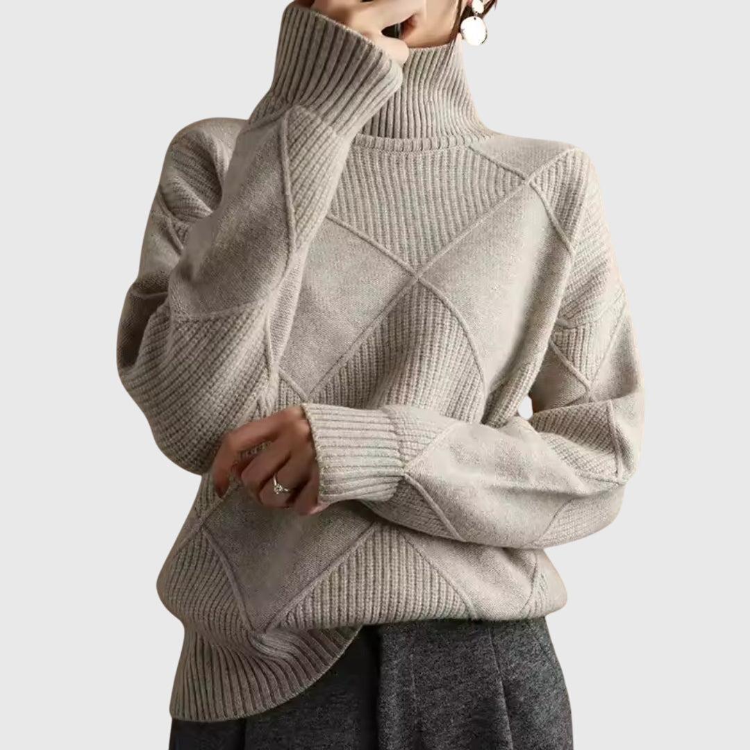 Women's Roll Neck Jumper | Cosy & Warm Knit