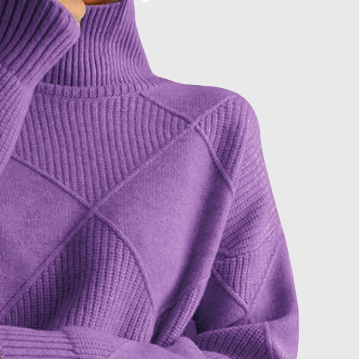 Women's Roll Neck Jumper | Cosy & Warm Knit