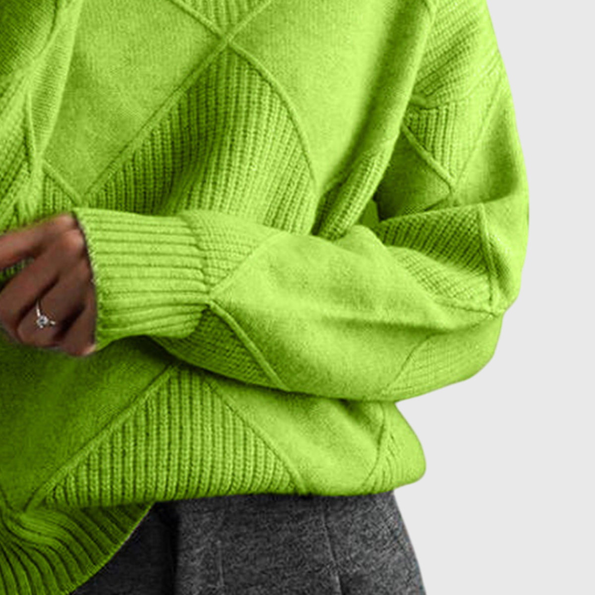 Women's Roll Neck Jumper | Cosy & Warm Knit