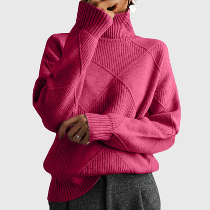 Women's Roll Neck Jumper | Cosy & Warm Knit
