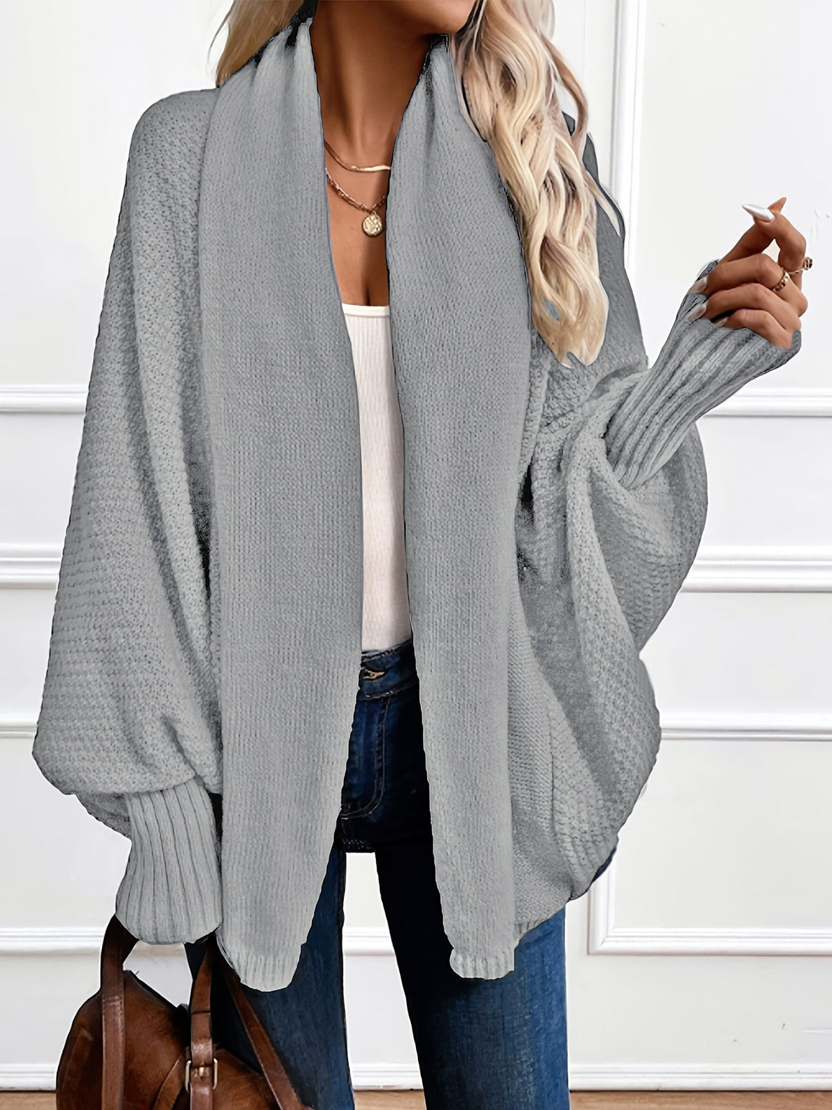 Women's Shawl-Collar Cardigan | Relaxed Fit & Comfort