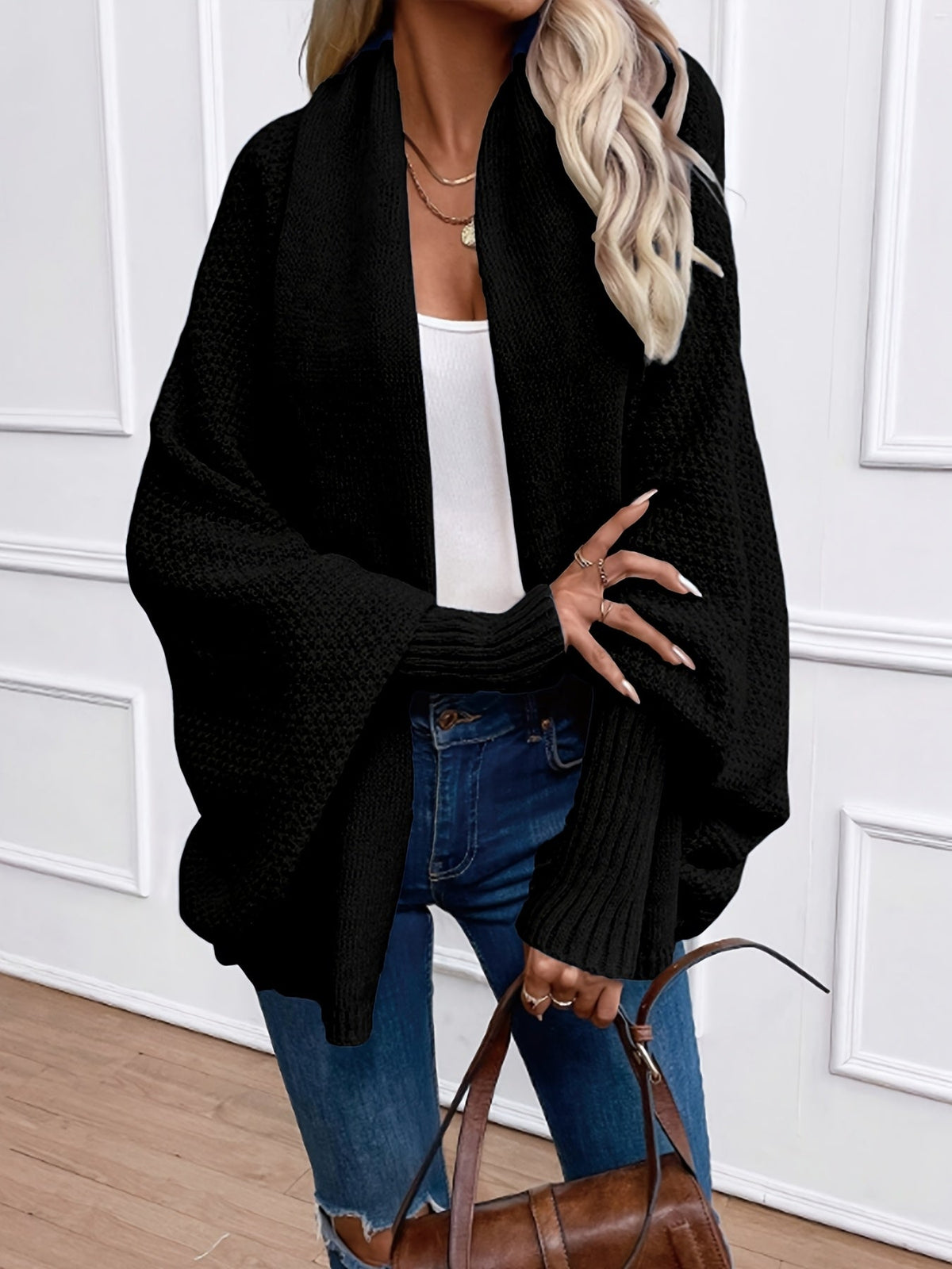 Women's Shawl-Collar Cardigan | Relaxed Fit & Comfort