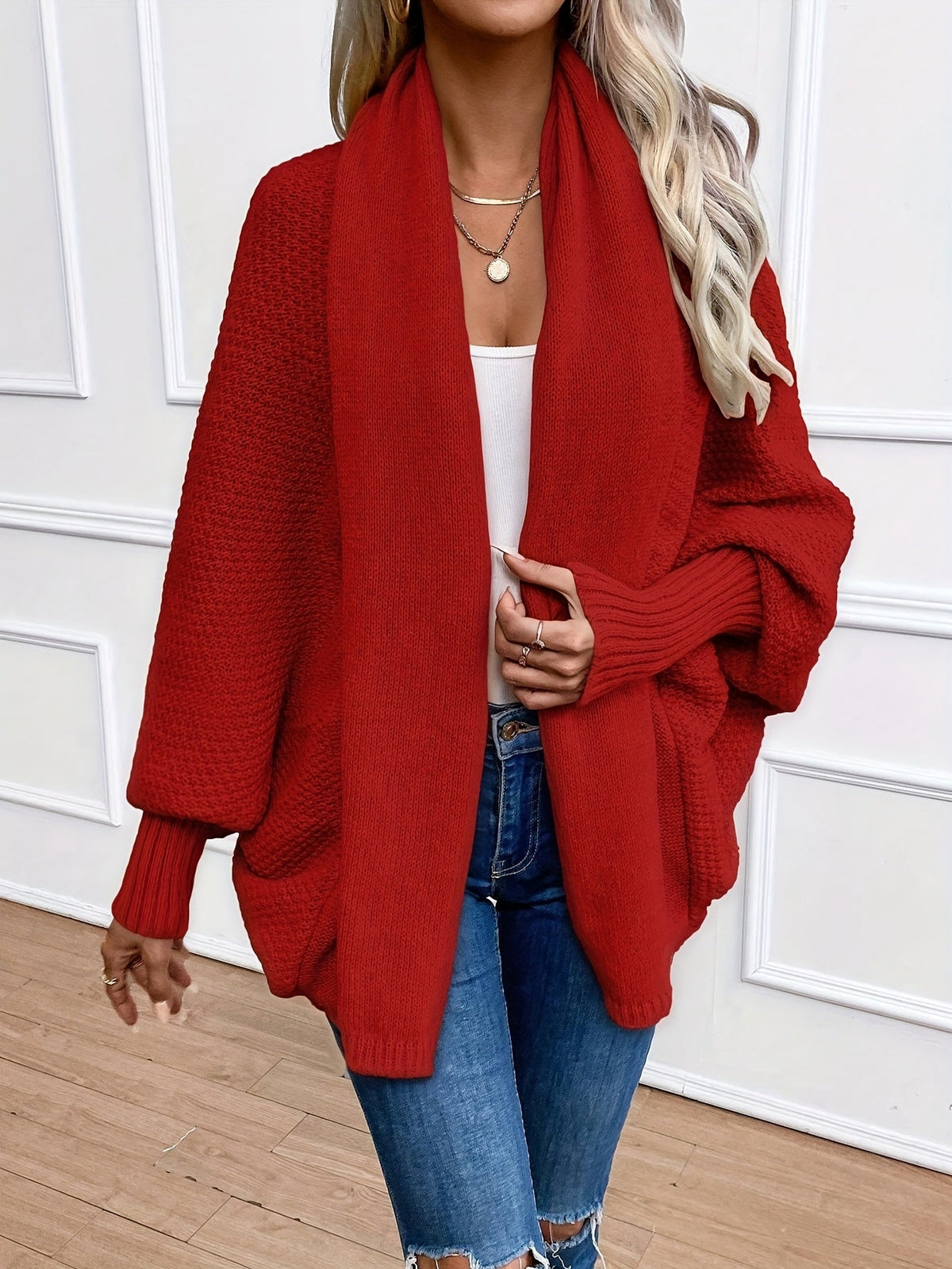 Women's Shawl-Collar Cardigan | Relaxed Fit & Comfort