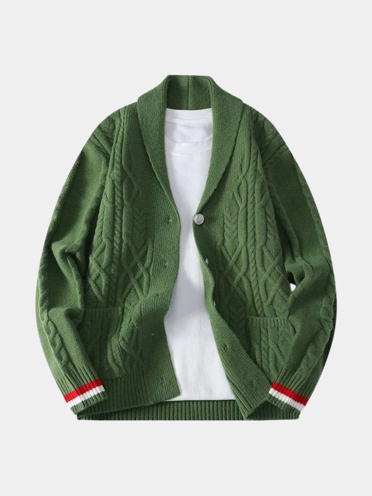Women's Shawl-Neck Knit Cardigan | Elegant & Warm