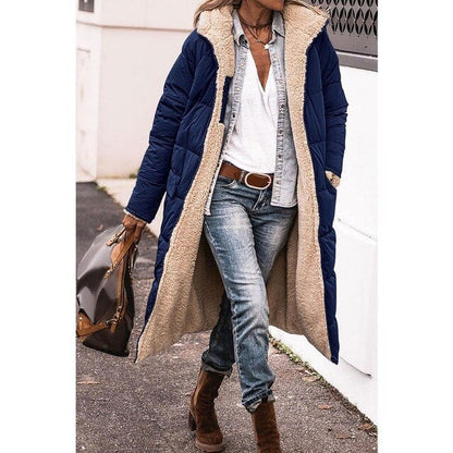 Women's Sherpa Hoodie Jacket | Reversible & Hooded