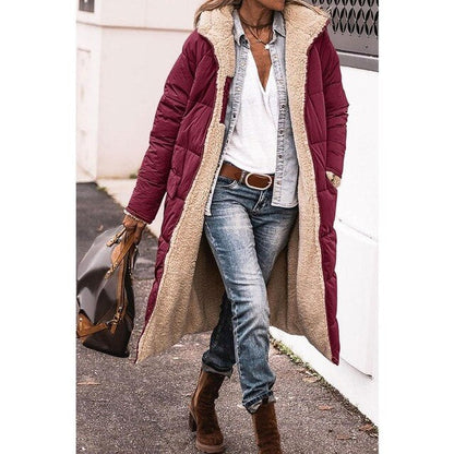 Women's Sherpa Hoodie Jacket | Reversible & Hooded