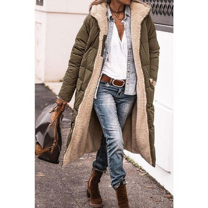Women's Sherpa Hoodie Jacket | Reversible & Hooded