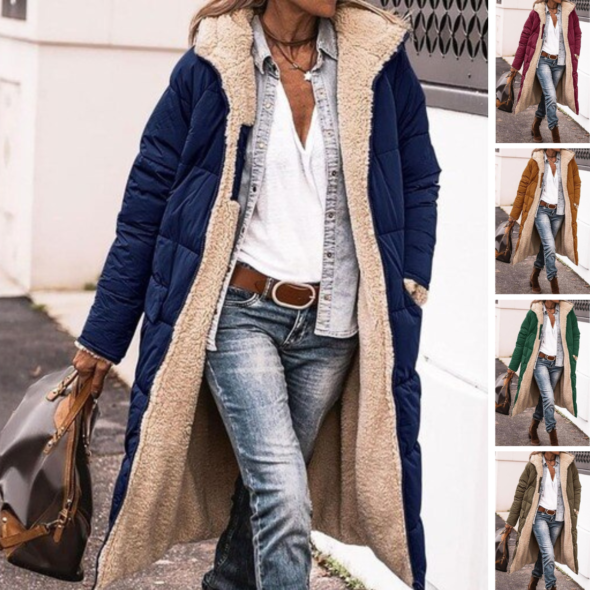 Women's Sherpa Hoodie Jacket | Reversible & Hooded