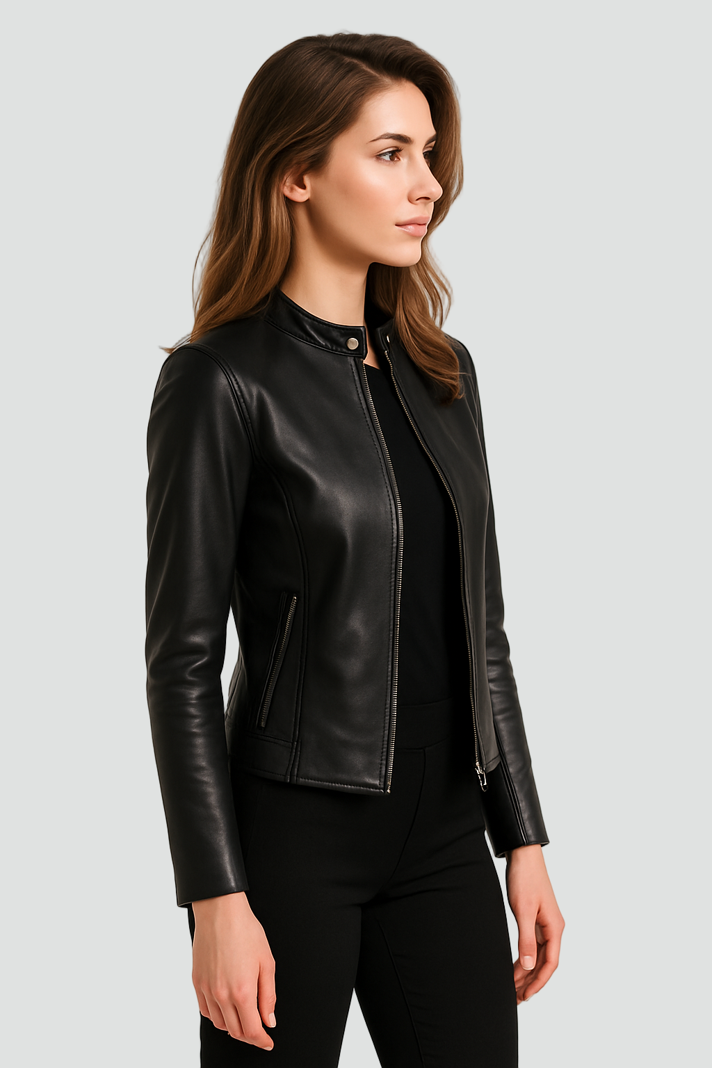 Women's Short Jacket | Zip Fastening & Flattering Fit