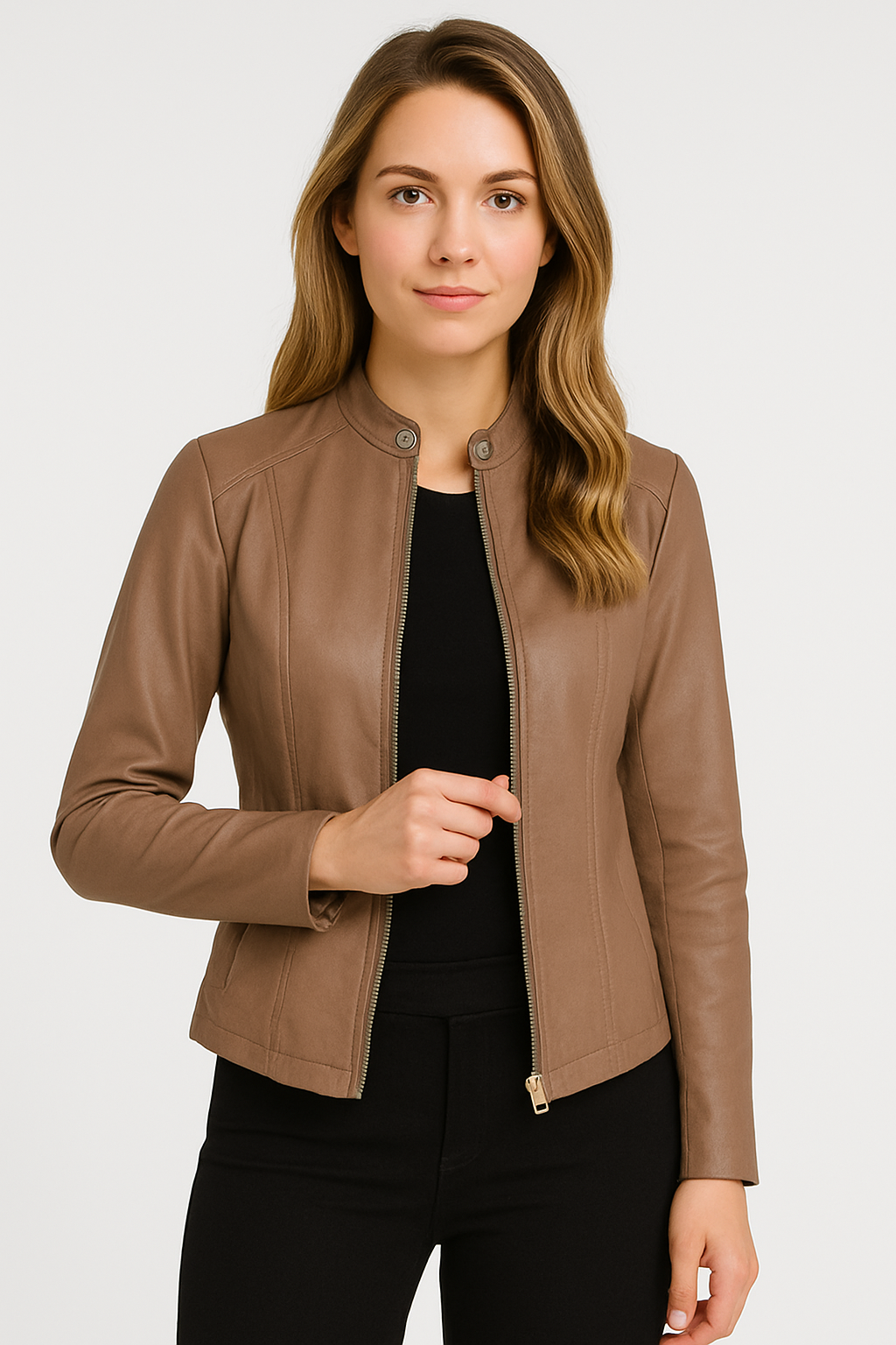 Women's Short Jacket | Zip Fastening & Flattering Fit