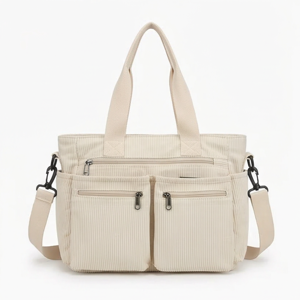 Women's Shoulder Bag | 9 Pockets & Crossbody Strap