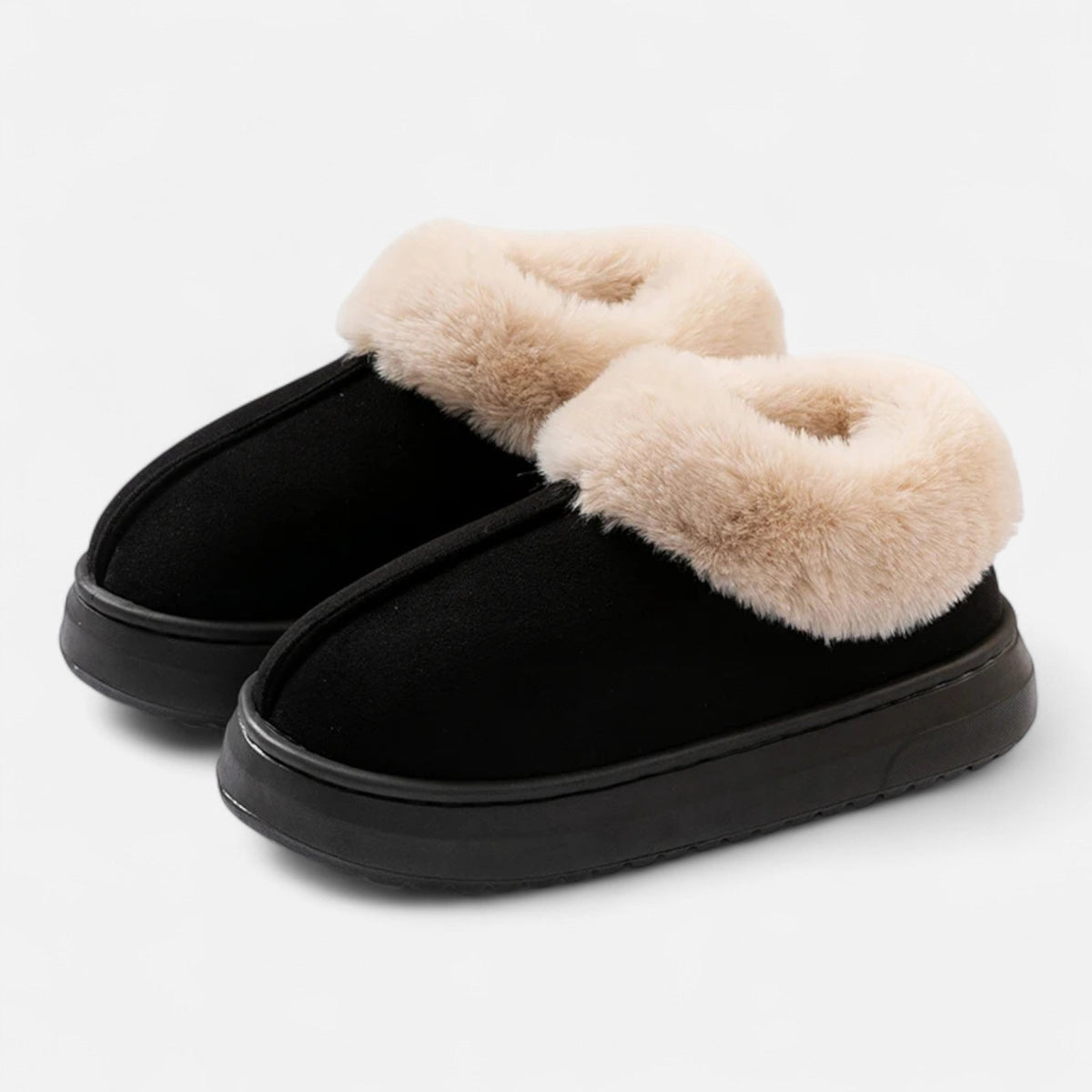 Women's Slippers Plush Lined Breathable Slip On with Secure Grip Sole