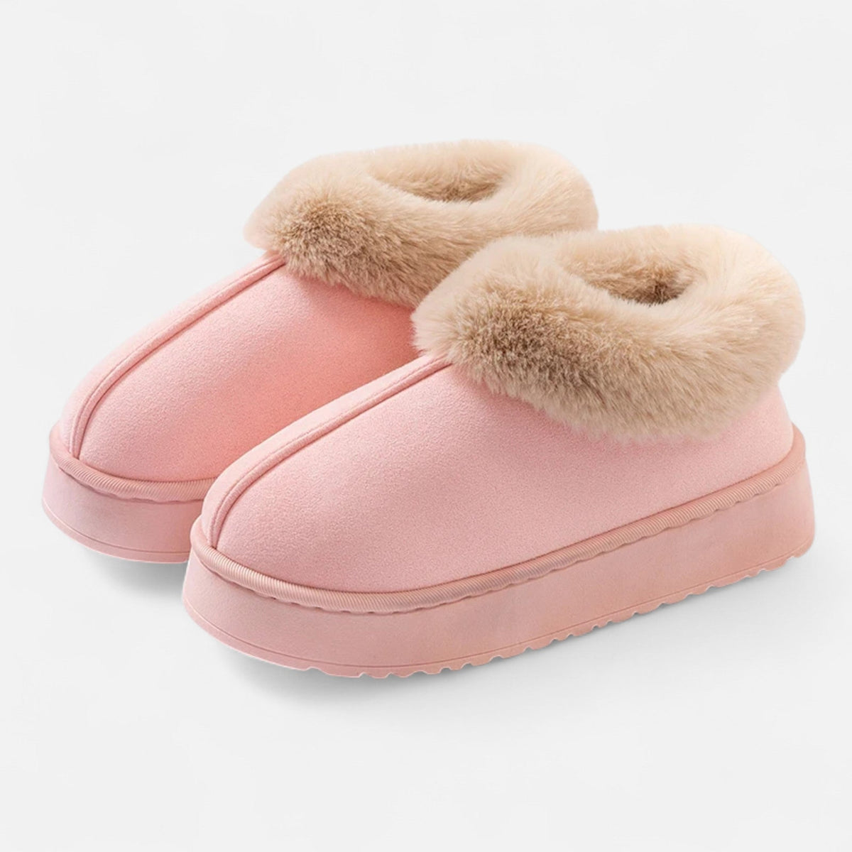 Women's Slippers Plush Lined Breathable Slip On with Secure Grip Sole