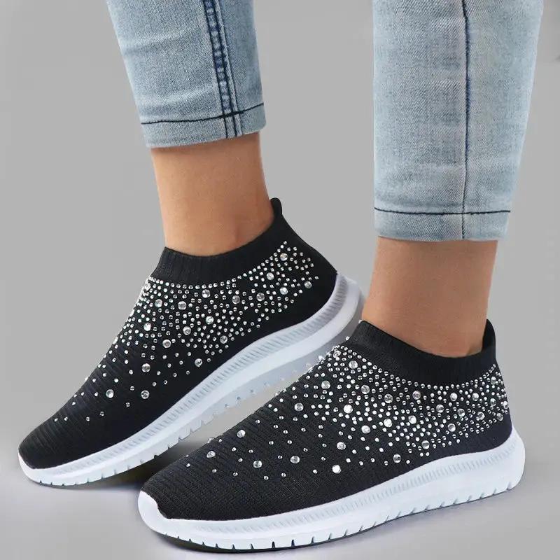 Women's Sneakers | Slip-On & Rhinestone