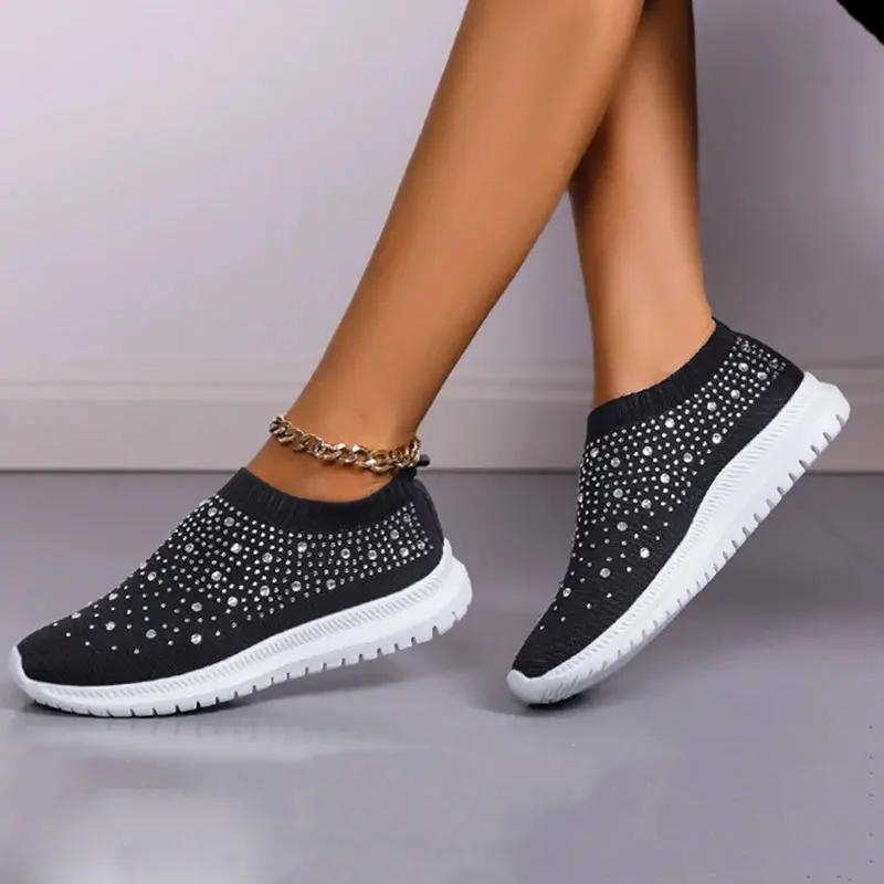 Women's Sneakers | Slip-On & Rhinestone