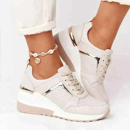 Women's Sneakers | Wedge Sole & Lace Up