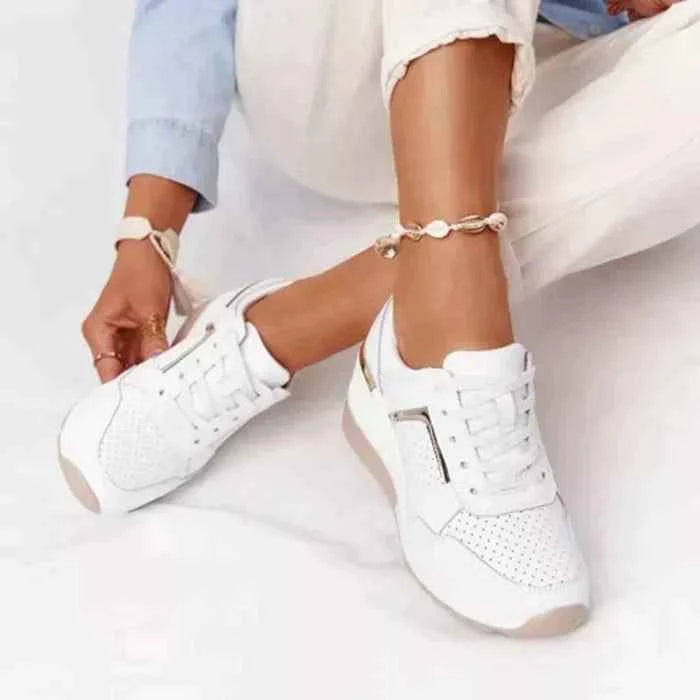 Women's Sneakers | Wedge Sole & Lace Up
